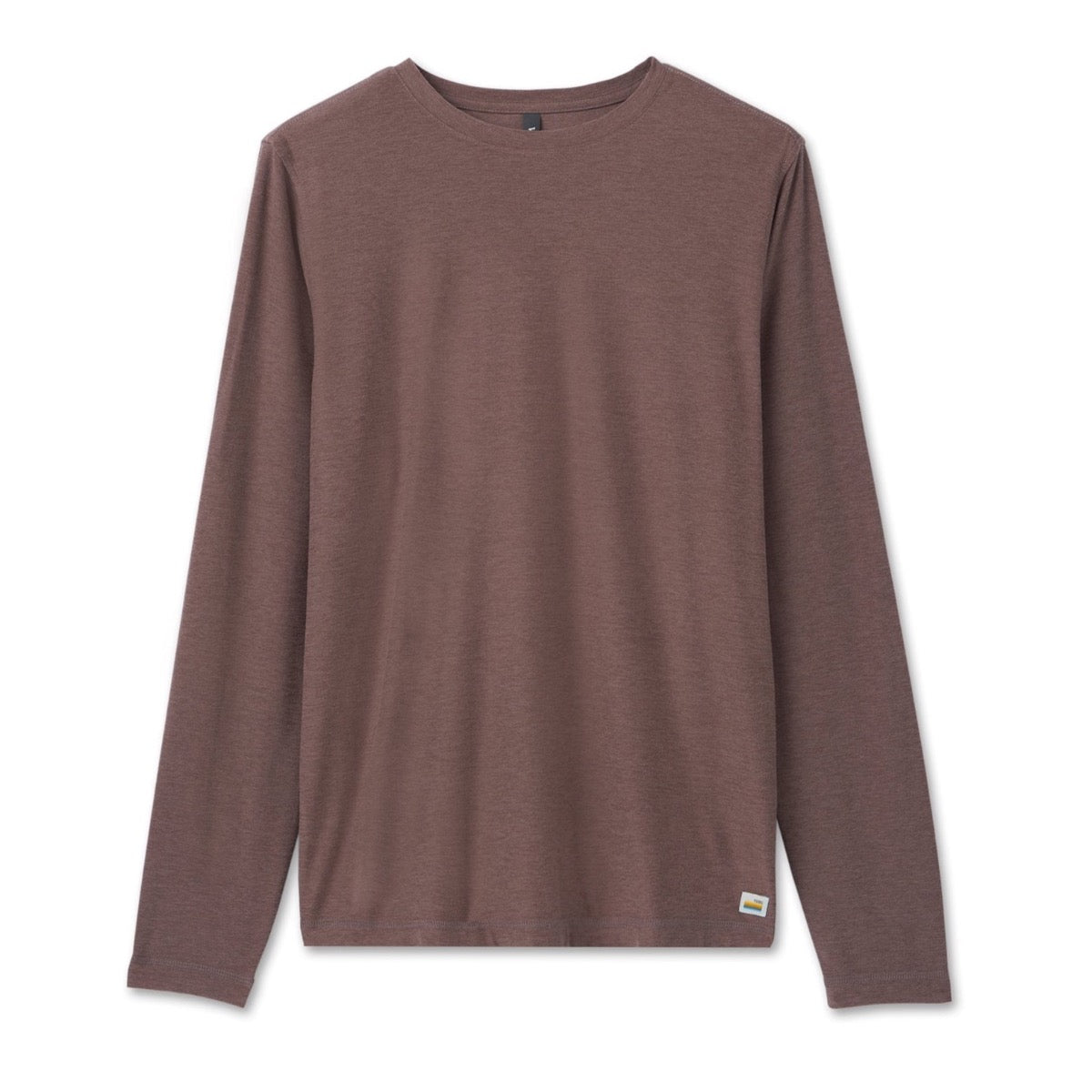 Vuori, Long Sleeve Strato Tech Tee, Men, Hazel Heather (HAH)