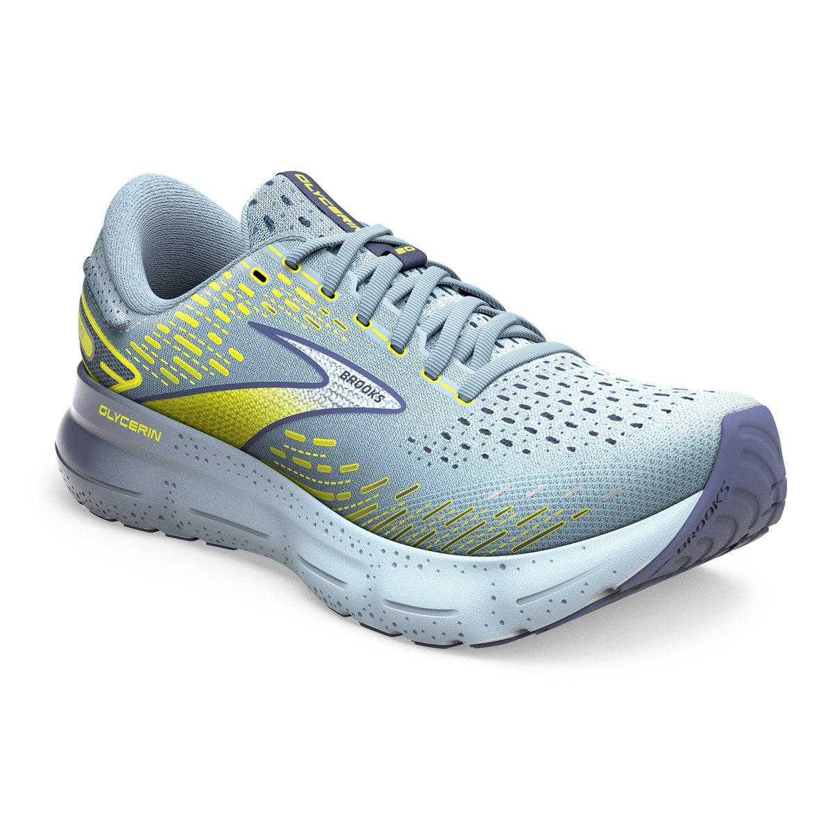 Brooks, Glycerin 20, Men, Blue/Crown Blue/Sulphur 