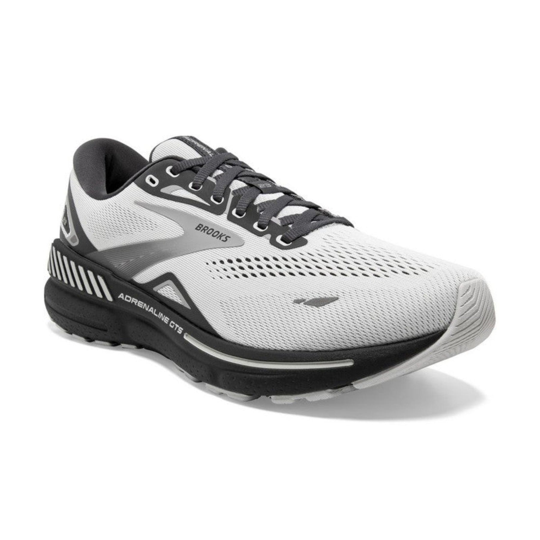 Brooks, Adrenaline GTS 23 Extra Wide, Men, Oyster/Ebony/Alloy