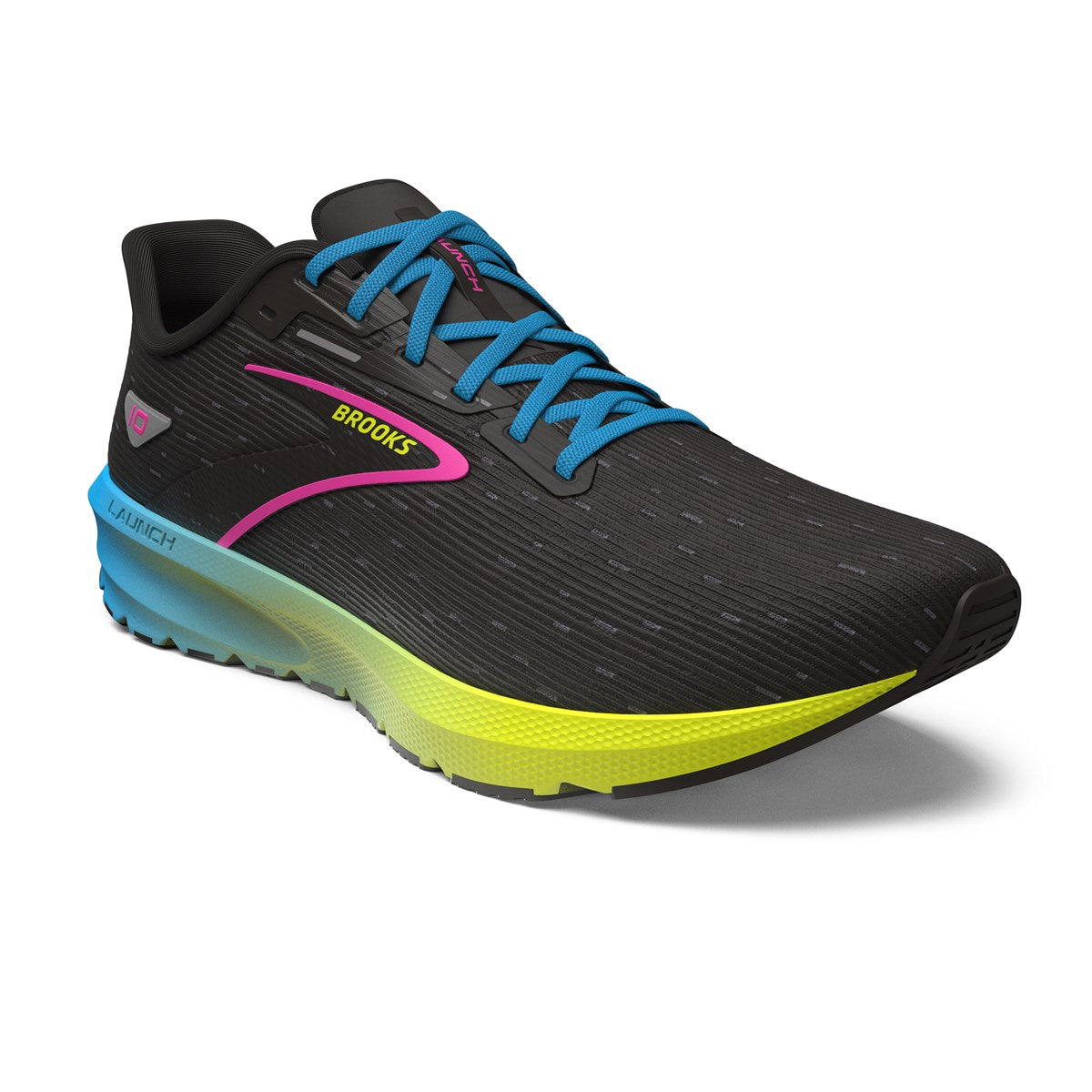 Brooks, Launch 10, Men, Black/Nightlife/Blue