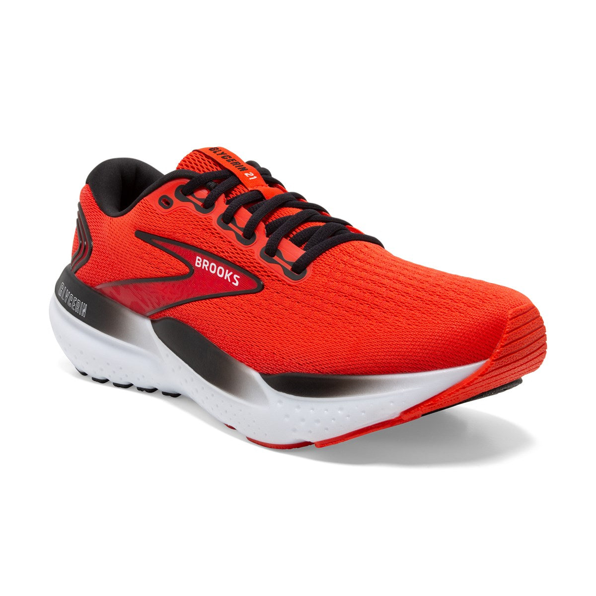 Brooks, Glycerin 21, Men's, Grenadine/Salsa/Black