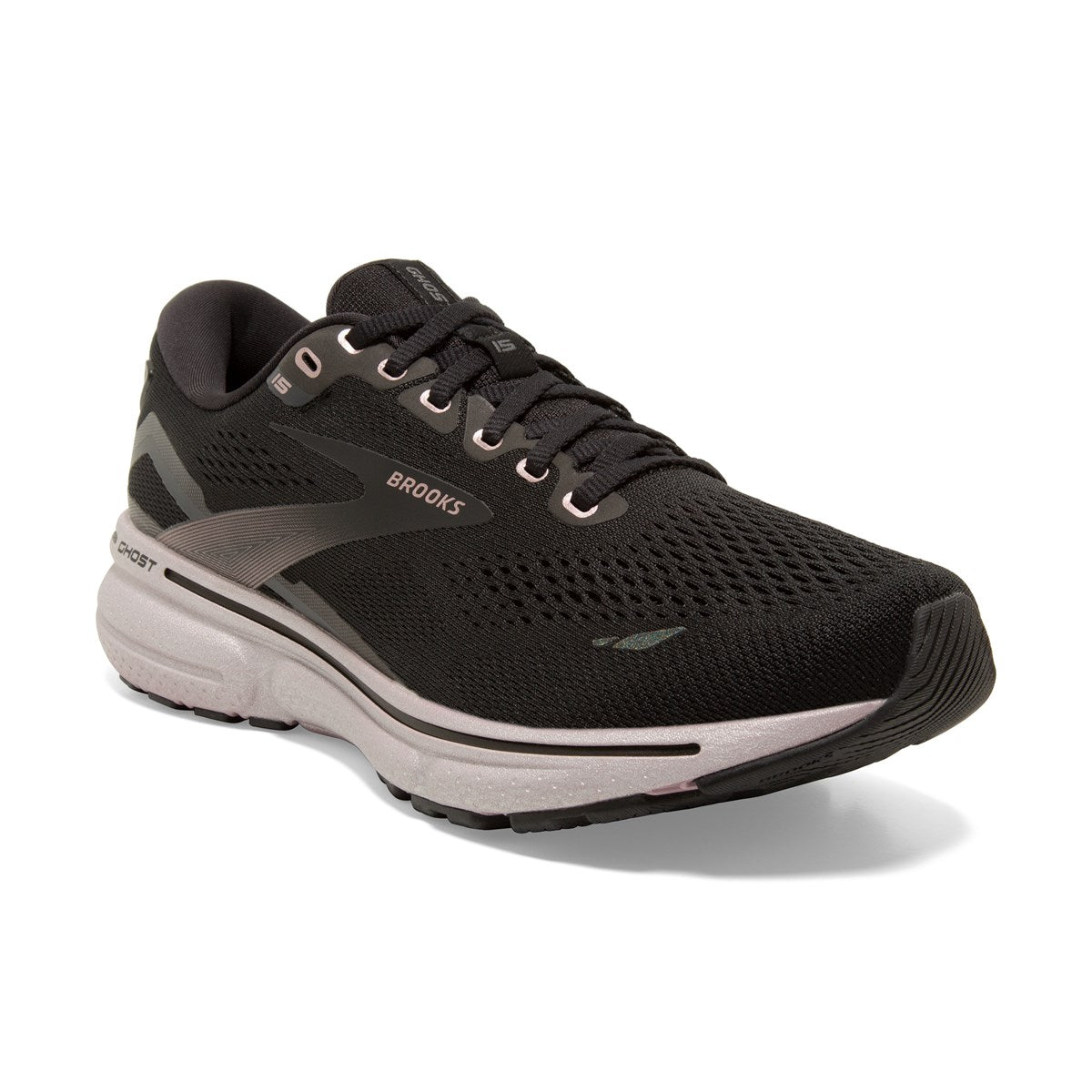 Brooks, Ghost 15, Women, Black/Rose Gold