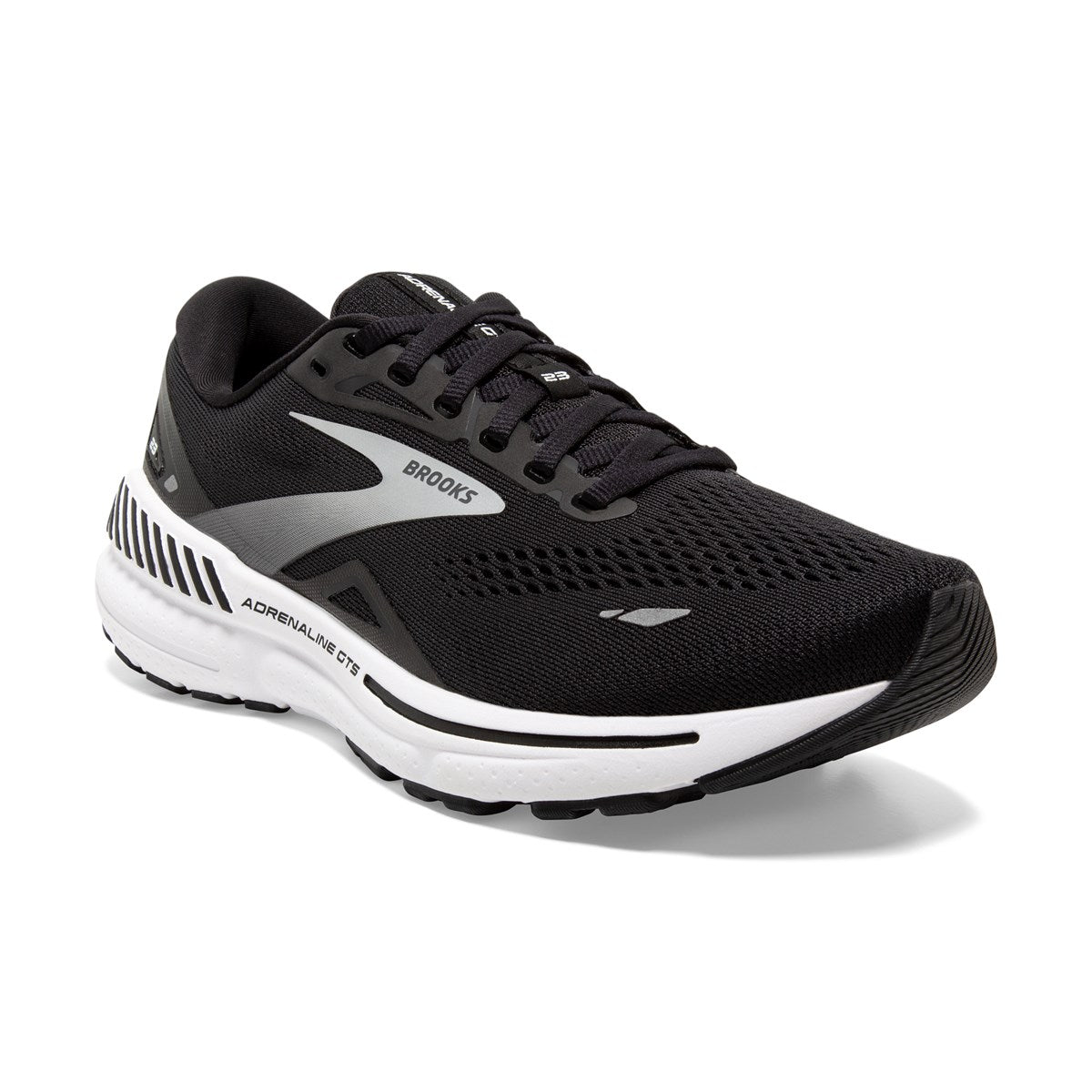 Brooks, Adrenaline GTS 23 Wide, Women, Black/White/Silver