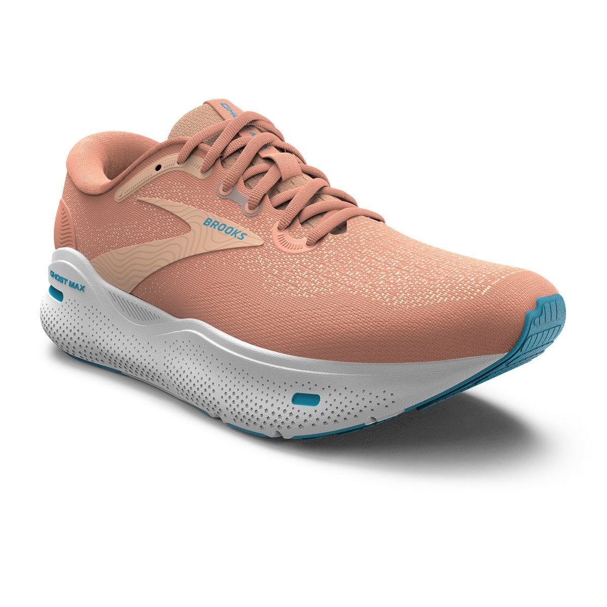 Brooks, Ghost Max, Women, Papaya/Apricot/Blue 