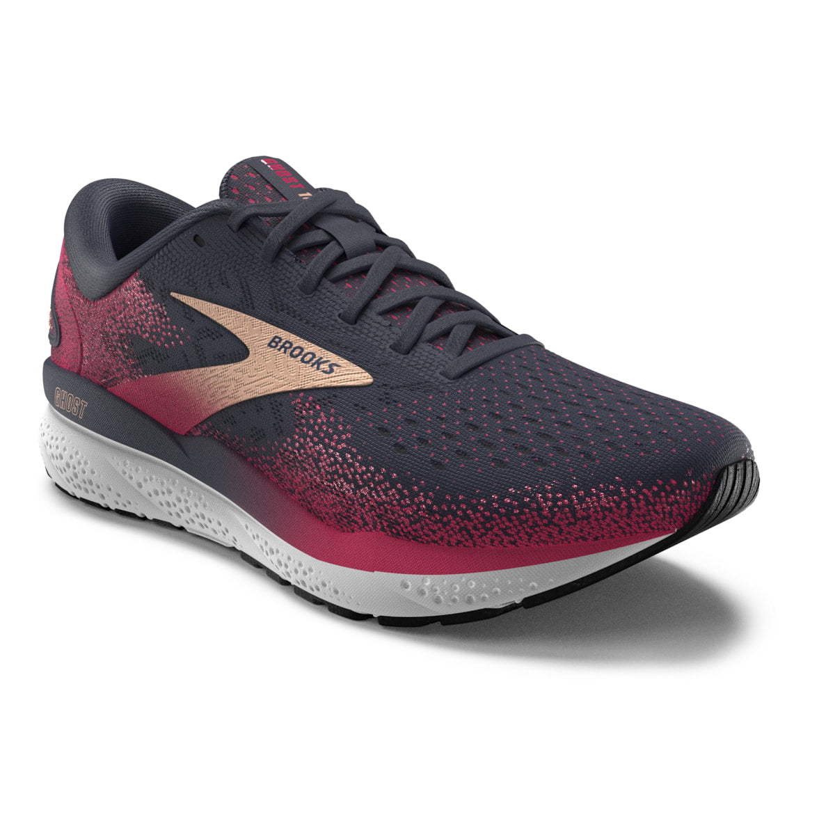 Brooks, Ghost 16, Women's, Peacoat/Raspberry/Apricot