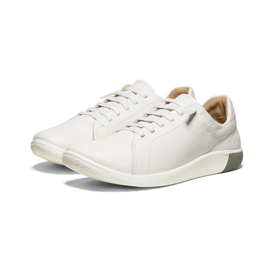 KEEN, KNX Leather Sneaker, Women's, Star White/Star White