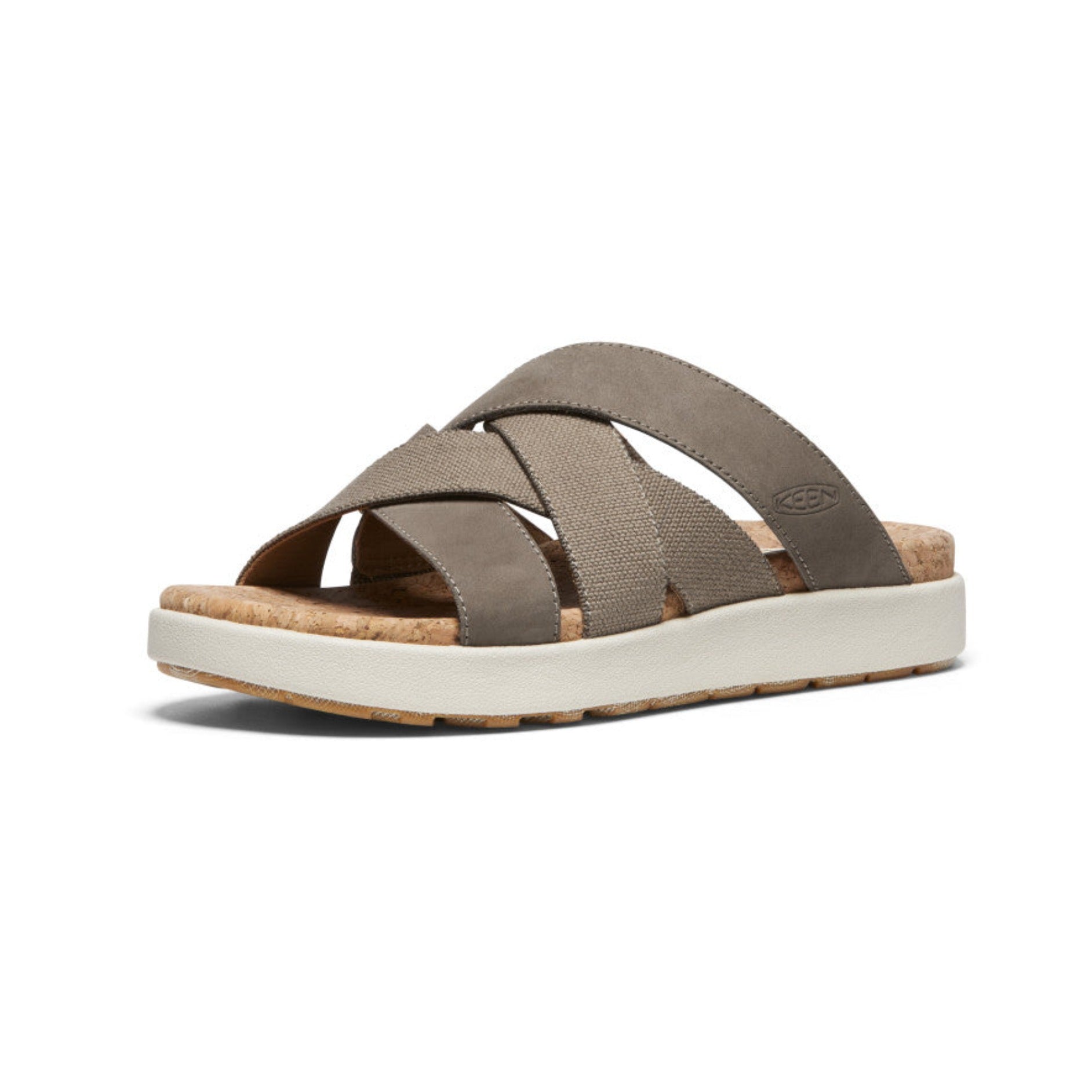 KEEN, Elle Mixed Slide, Women, Brindle/Birch