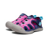 Keen, Stingray Sandal 8-13, Kids, Blue Depths/Festival Fuchsia