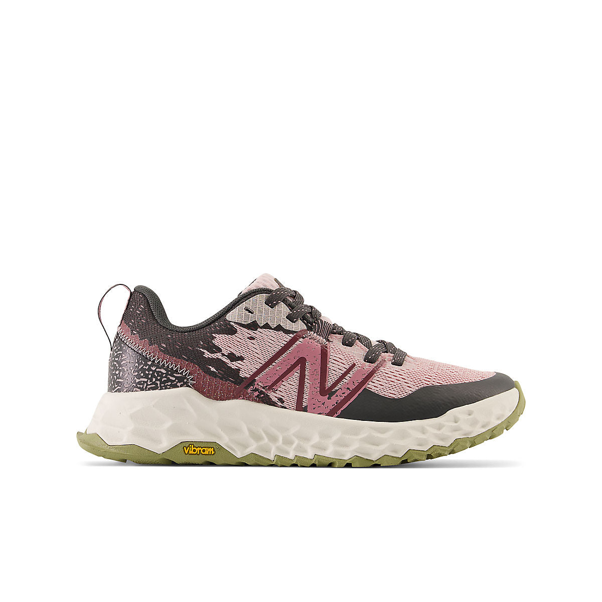 New Balance, Fresh Foam Hierro V7, Kids,  Stone Pink/Washed Burgundy/Blacktop (O)