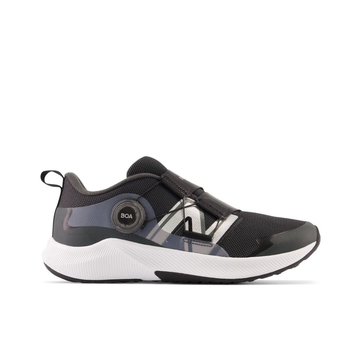 New Balance, Reveal V4 Med, Kids, Blacktop/Black/Silver Metallic (BK)