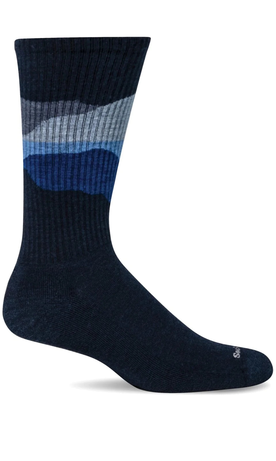 Sockwell, Shadow Mountain Crew | Essential Comfort Socks, Men, Navy
