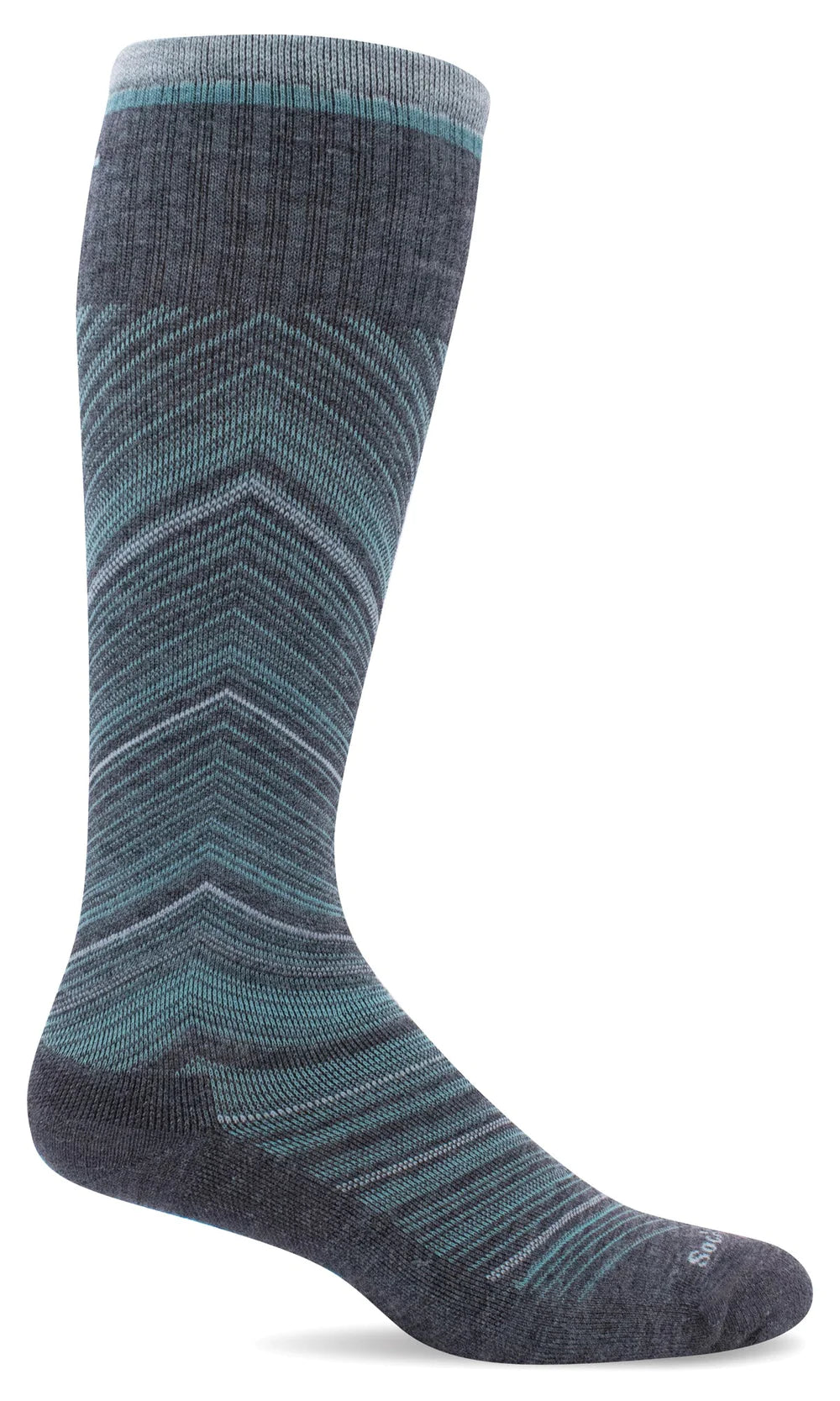 SockWell, Full Flattery Socks, Charcoal