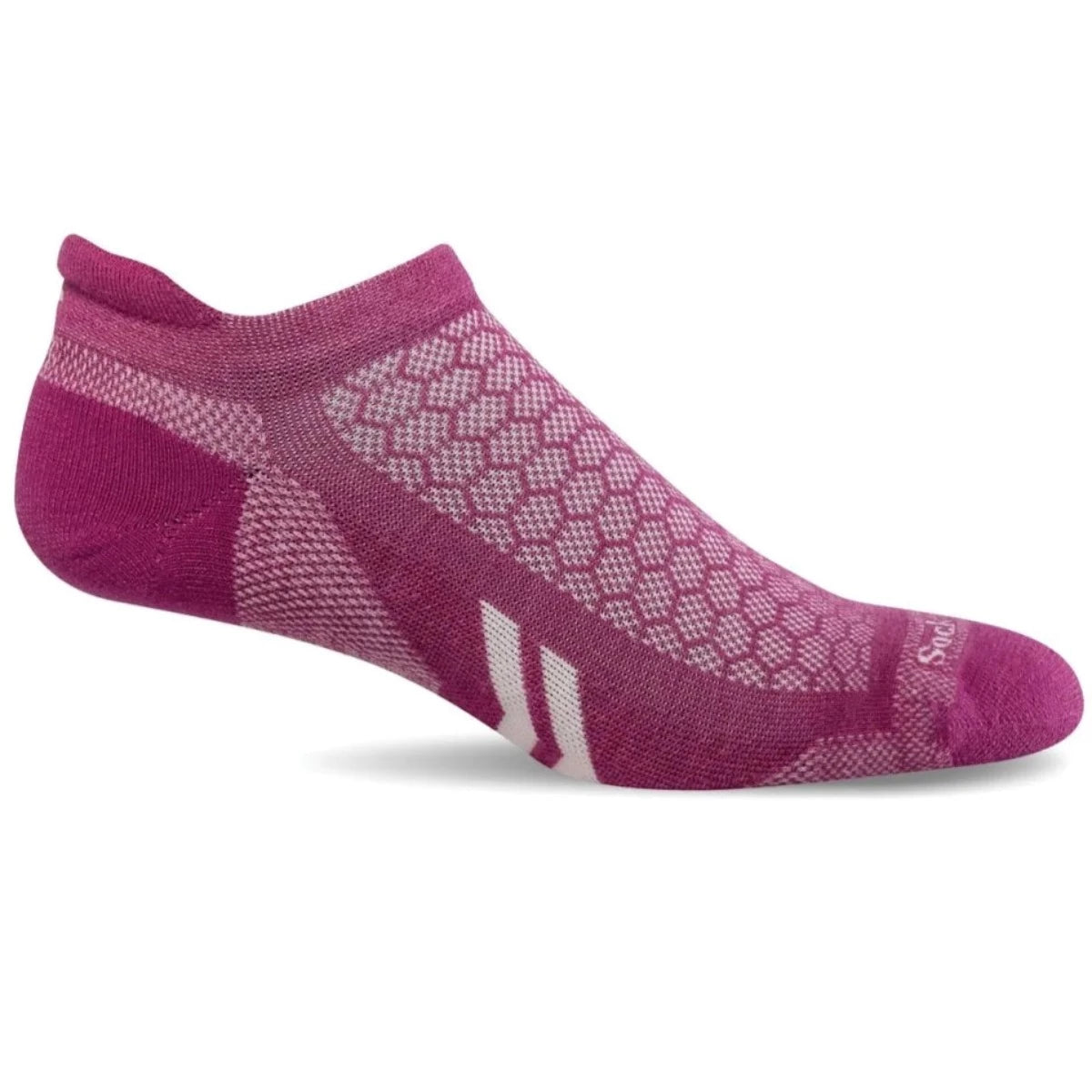 Sockwell, Incline II Micro | Moderate Compression Socks, Women, Raspberry