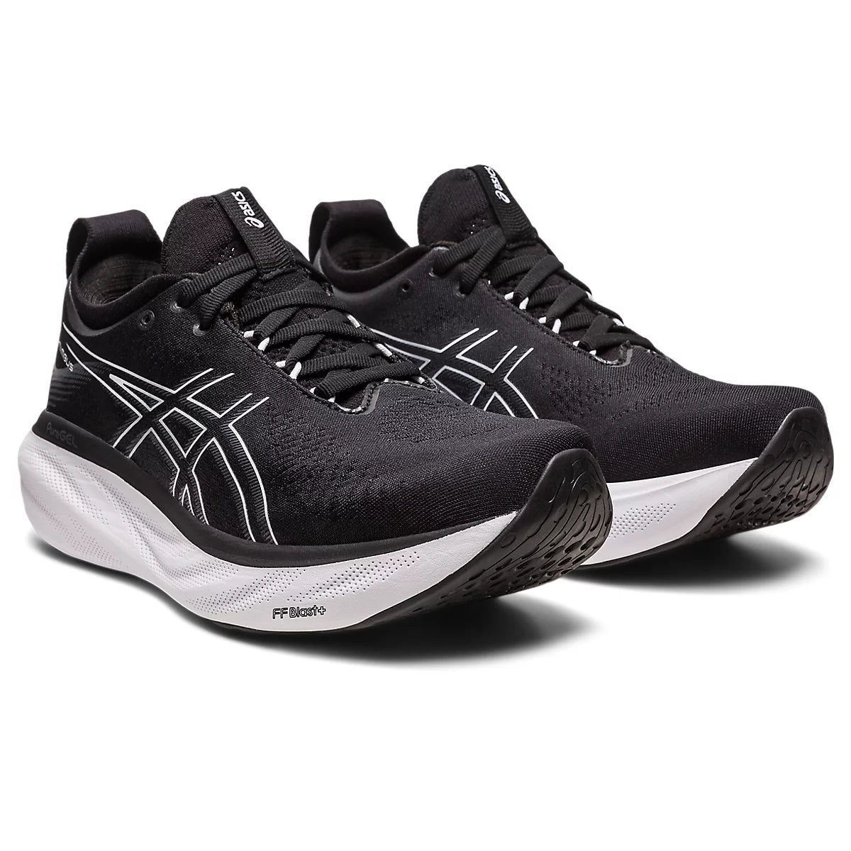 ASICS, GEL-NIMBUS® 25 Wide, Women, Black/Pure Silver