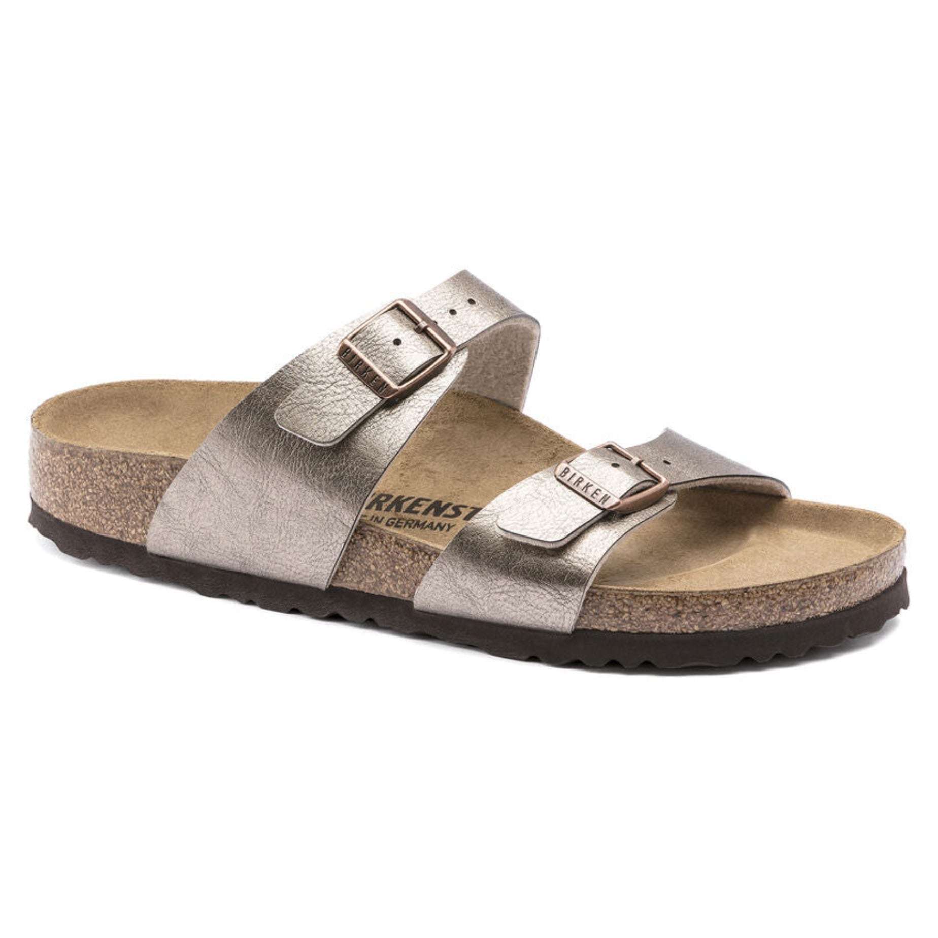 Birkenstock, Sydney Birko-Flor® Wide Width, Women, Graceful Taupe