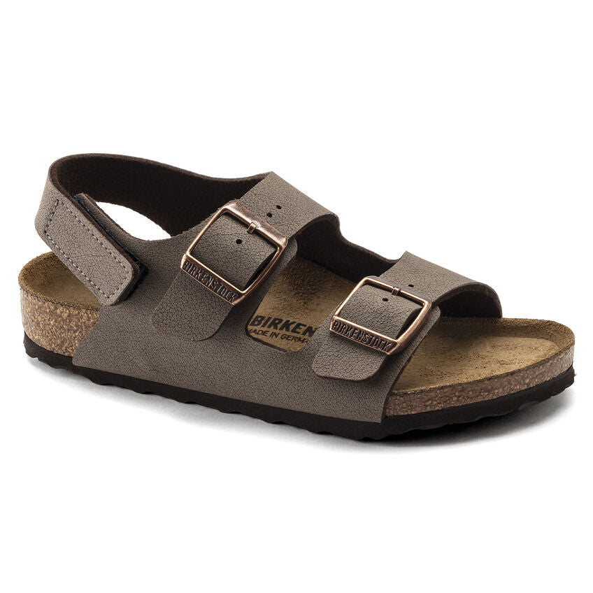 Birkenstock, Milano HL Narrow Width, Kids, Mocha