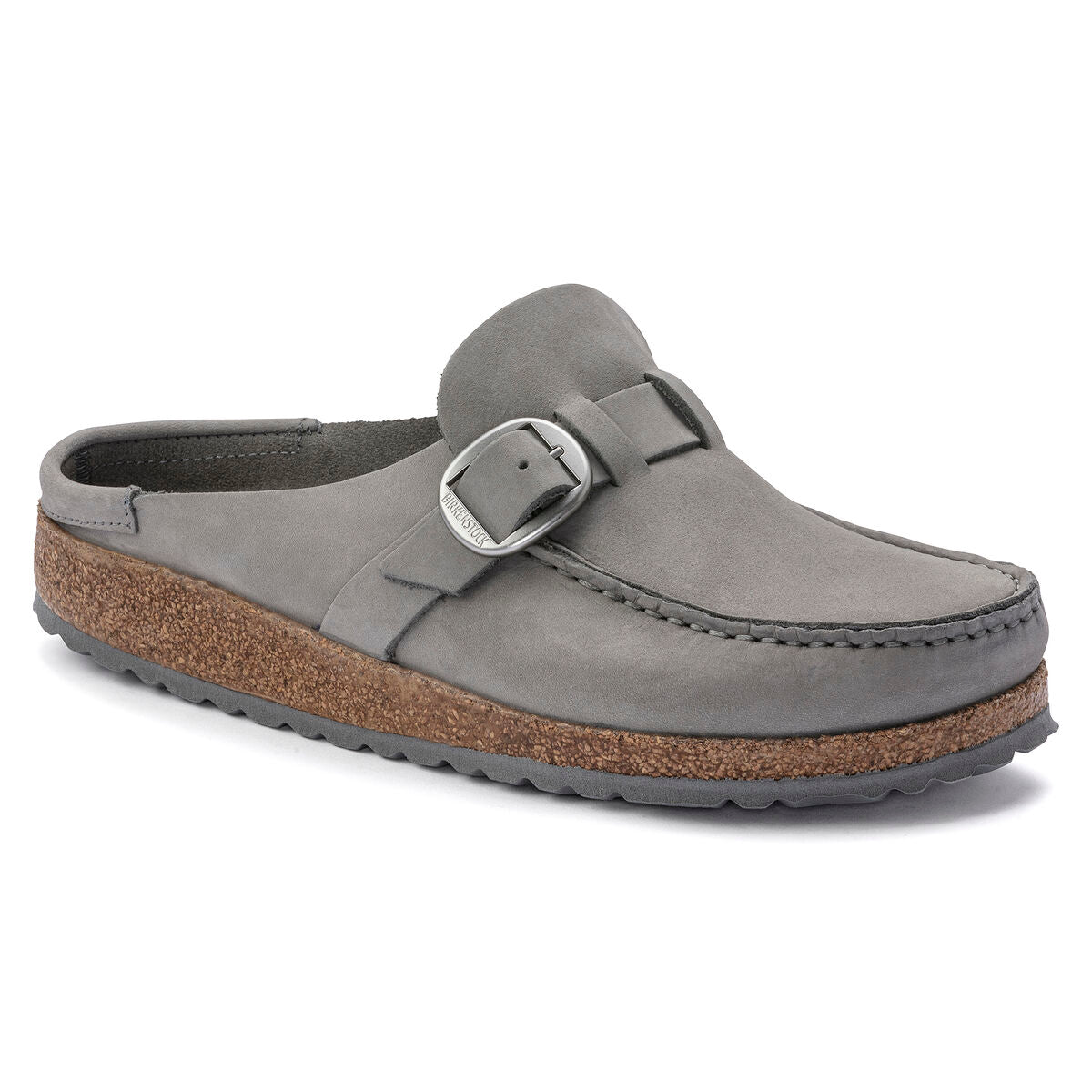 Birkenstock, Buckley Nubuck Leather Medium Width, Women, Dove Gray