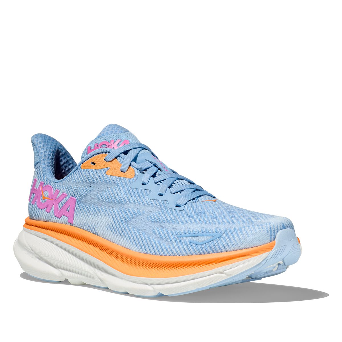 Hoka One One, Clifton 9 Wide, Women, Airy Blue / Ice Water, ABIW