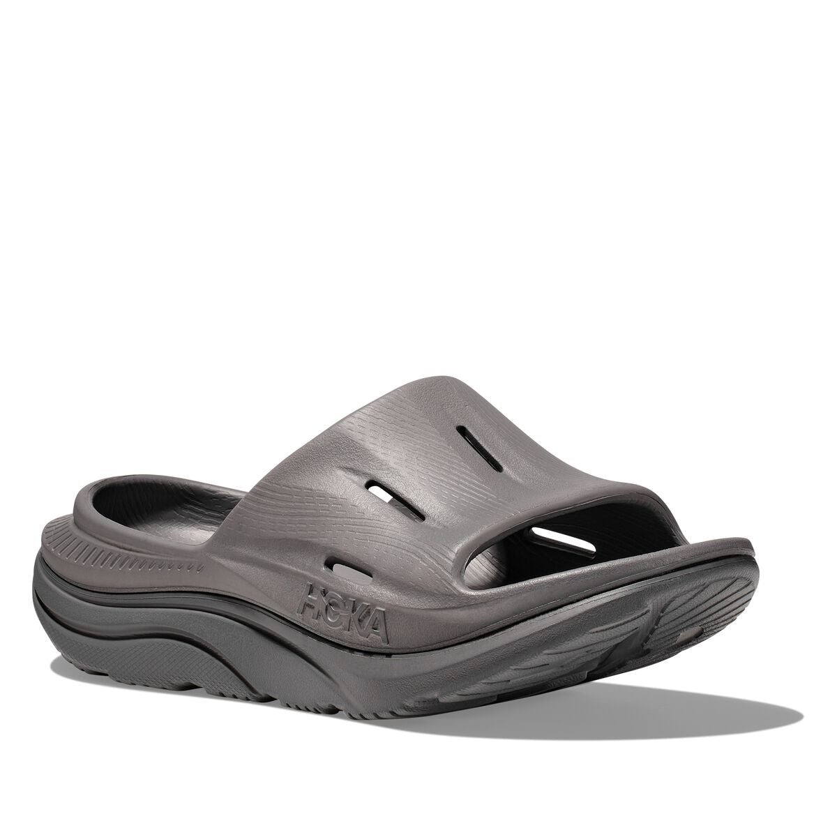 Hoka One One, ORA Recovery Slide 3, Unisex, Grey / Grey