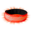 Amphipod, Full-Viz Reflective LED Flashing Slap Band, Unisex, Orange