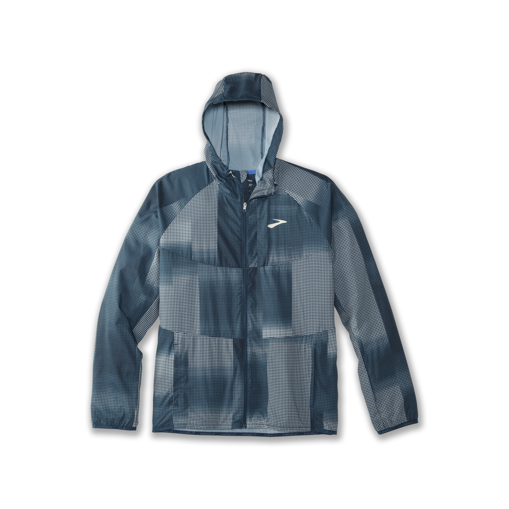 Brooks, Canopy Jacket, Men, Indigo Rush Altitude Print (406)