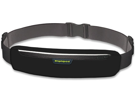 Amphipod, AirFlow MicroStretch Plus Luxe™ Belt, Unisex, Black (01)