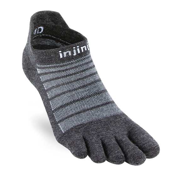 Injinji, Run Lightweight No Show, Men, Slate