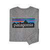 Patagonia, Long-Sleeved P-6 Logo Responsibili-Tee, Men, Gravel Heather