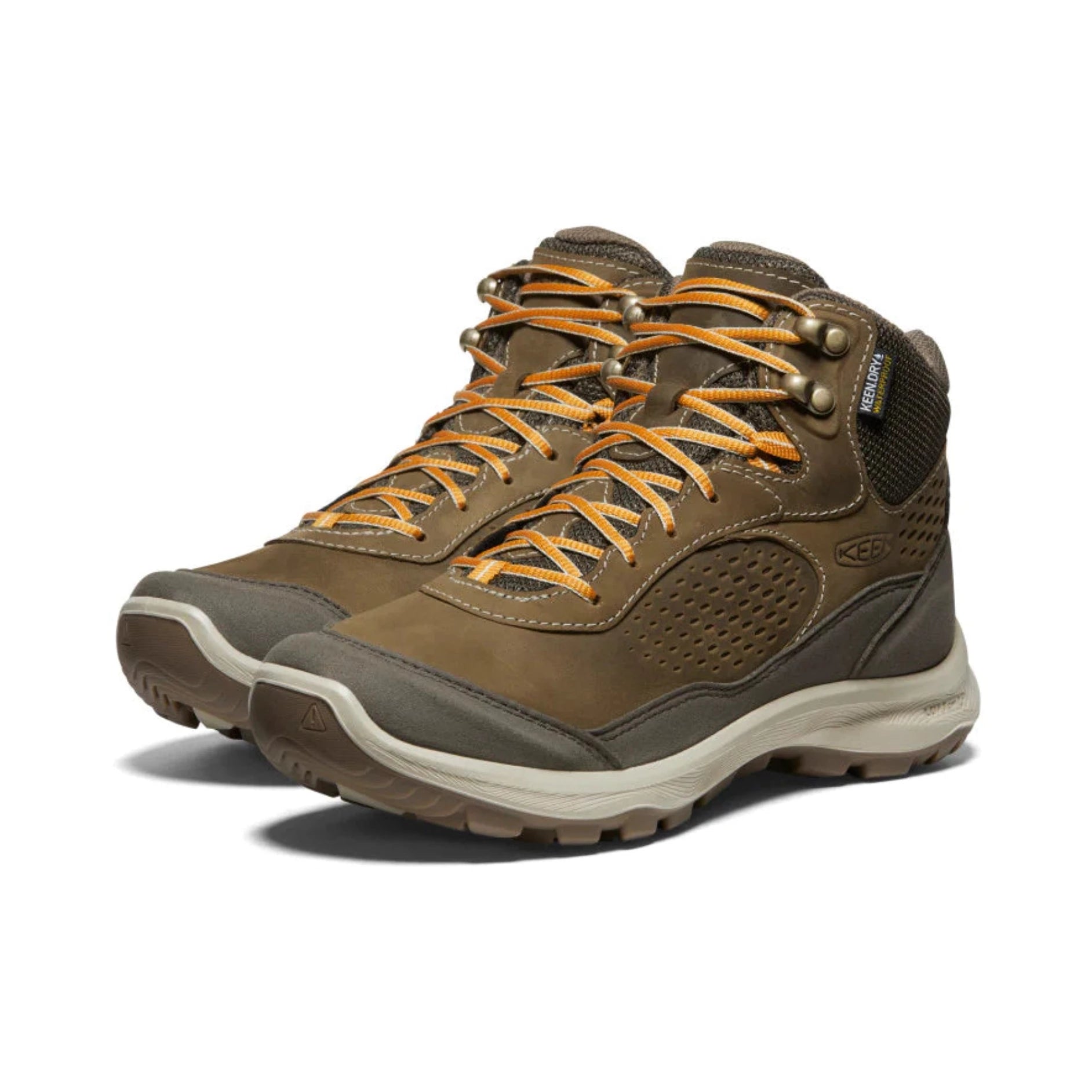 Outbound Men's Granite Peak Mid-Cut Waterproof Hiking Boots, Smokey Brown