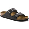 Birkenstock, Arizona Oiled Leather Regular Width, Unisex, Black