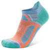 Balega, Hidden Contour, Unisex, Aqua / Peach (6266)