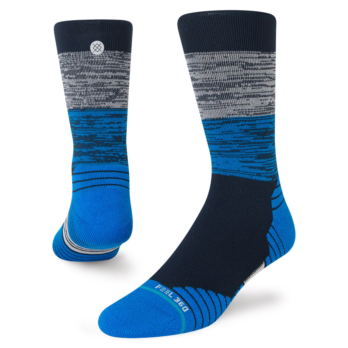 Stance, Starting Block Crew Sock, Men, Navy