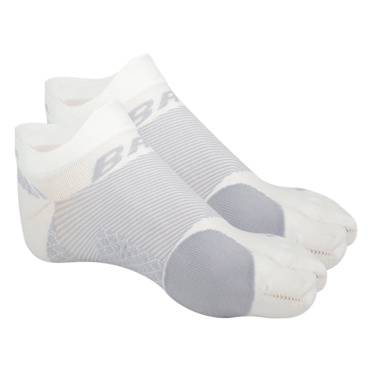 Os1st, BR4 Bunion No Show Sock, Unisez, White