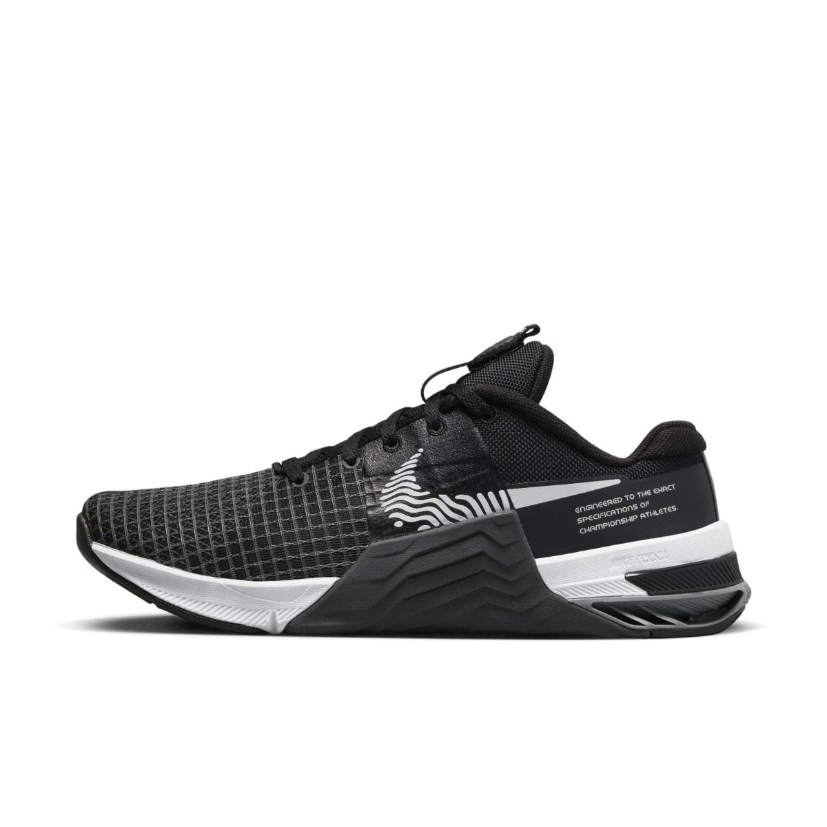 Nike, Metcon 8, Women, Black/White-Dk Smoke Grey-Smoke Grey (001)