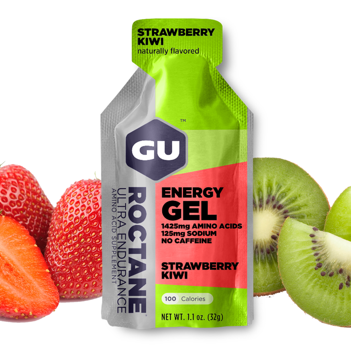 GU, Roctane Energy Gel, Strawberry Kiwi