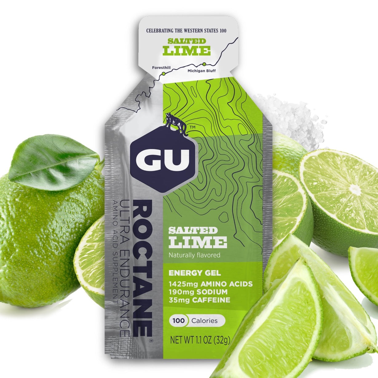 GU, Roctane Energy Gel, Salted Lime