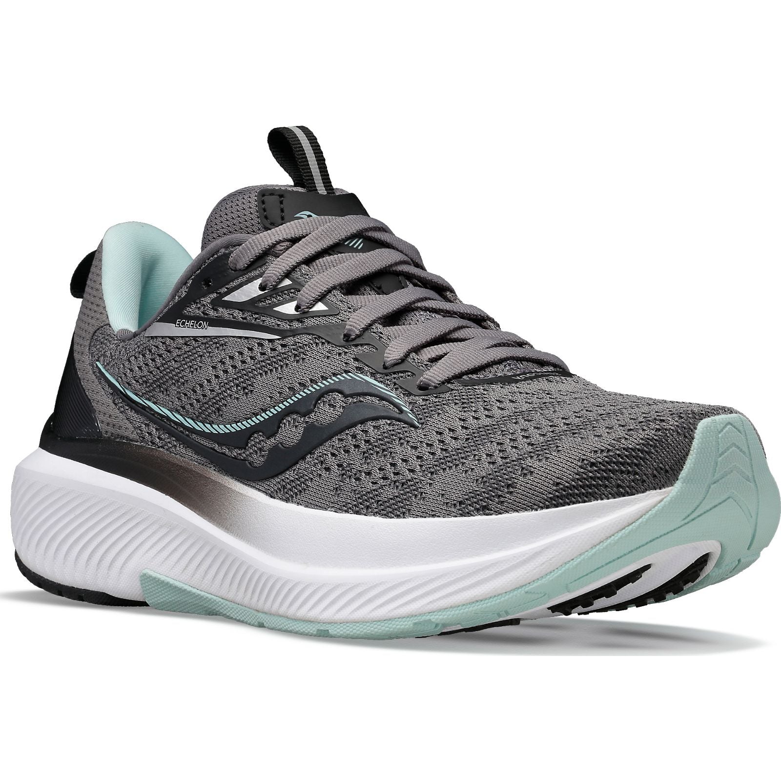 Saucony, Echelon 9 Wide, Women, Charcoal/Ice