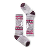 Smartwool, Wintersport Full Cushion Over The Calf Socks, Kids, Polar Bear Purple Eclipse (H76)