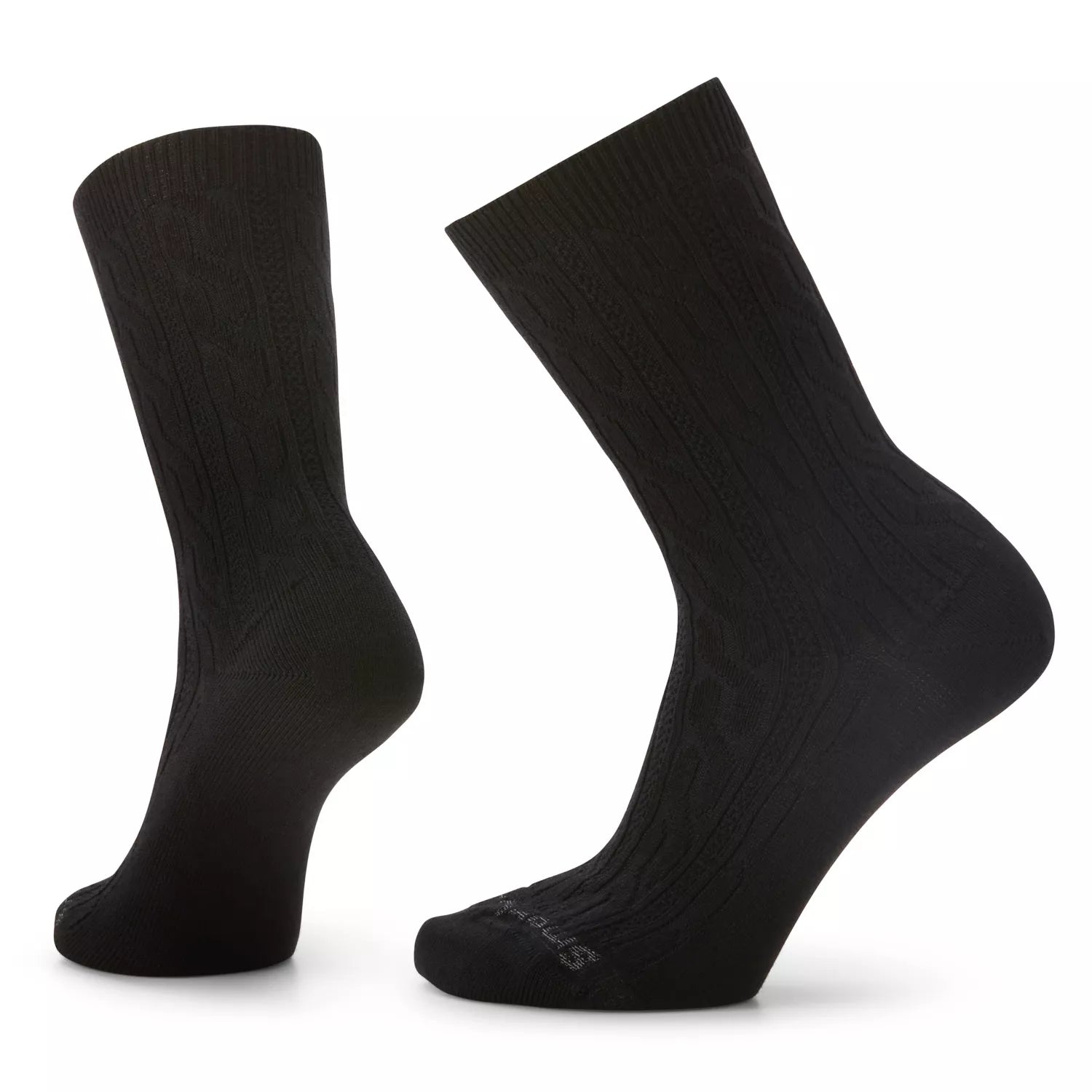 Smartwool, Cable Crew Sock, Women, Black