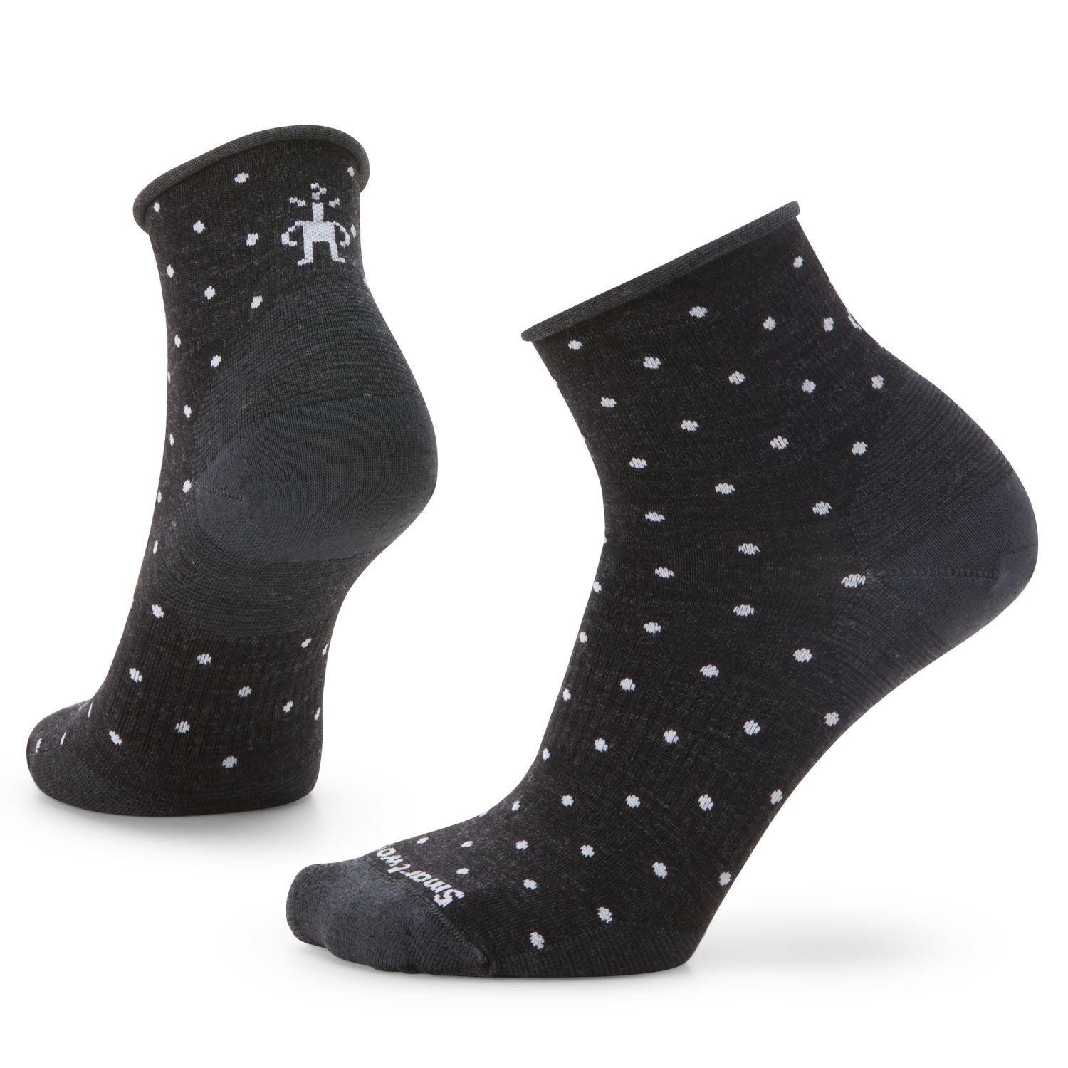 Smartwool, Everyday Classic Dot Ankle Sock, Women, Charcoal