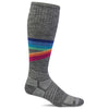 Sockwell, Rainbow Racer UL | Moderate Graduated Compression Socks, Women, Grey