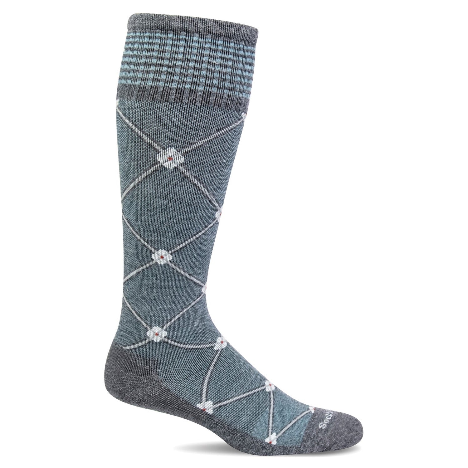 Sockwell, Elevation Knee High, Women, Charcoal