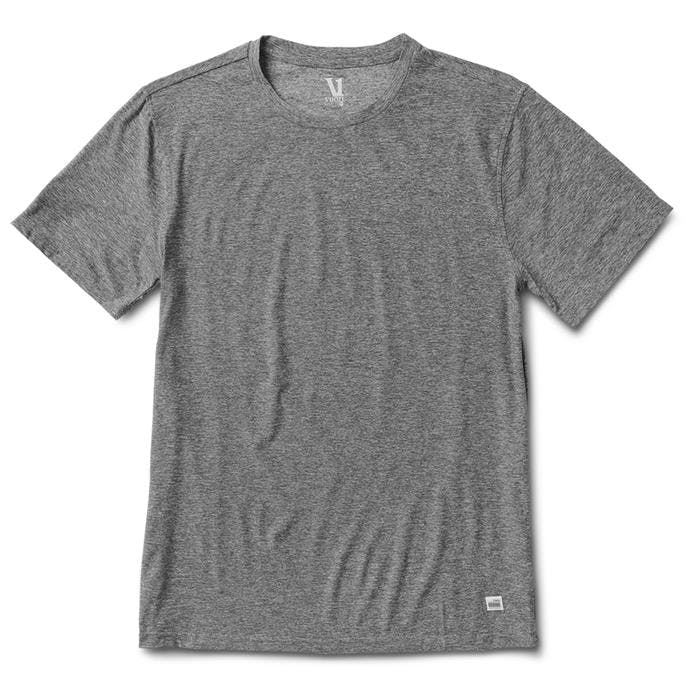 Vuori, Strato Tech Tee, Men, Heather Grey (HTG)