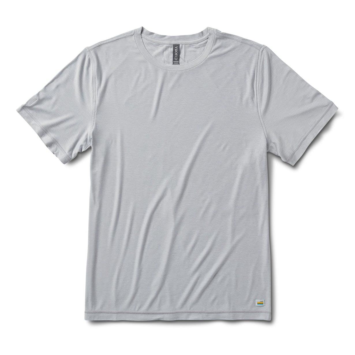 Vuori, Strato Tech Tee, Men, Platinum Heather (HPT)