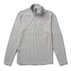 Vuori, Ease Performance Half Zip, Men, Light Grey Heather 