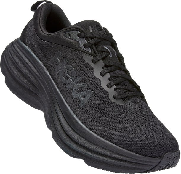 Hoka One One, Bondi 8, Men, Black / Black