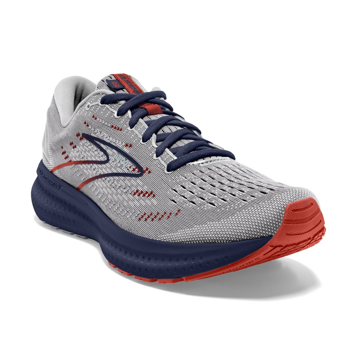 Brooks, Glycerin 19, Men, Grey/Alloy/Peacoat