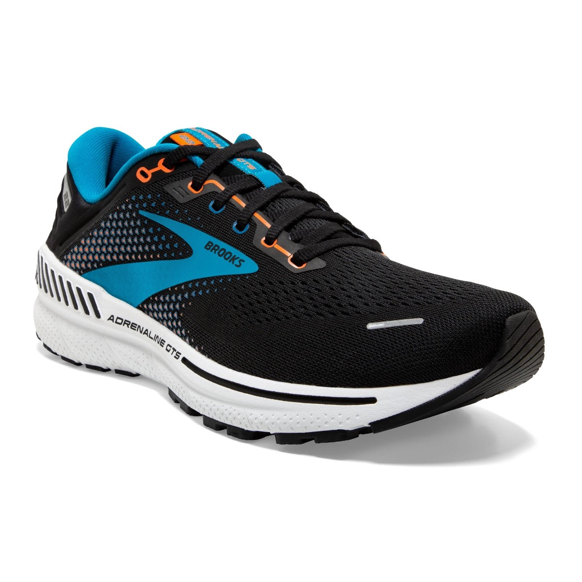 Brooks, Adrenaline GTS 22, Men, Black/Blue/Orange, 034