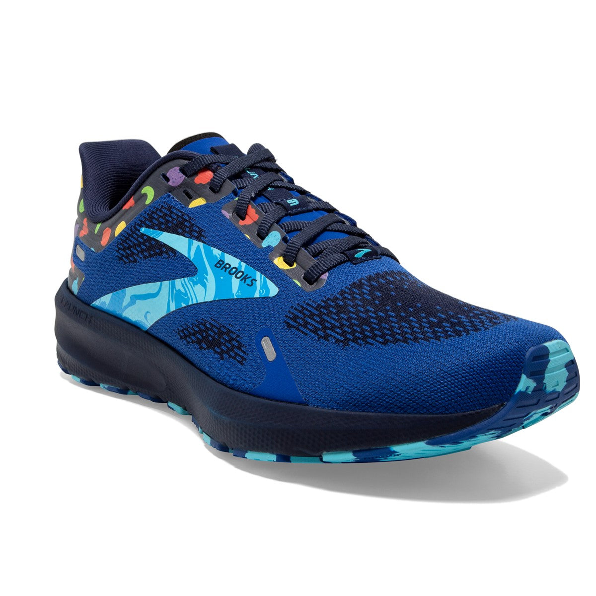 Brooks, Launch 9, Men, Blue/Peacoat/Yellow