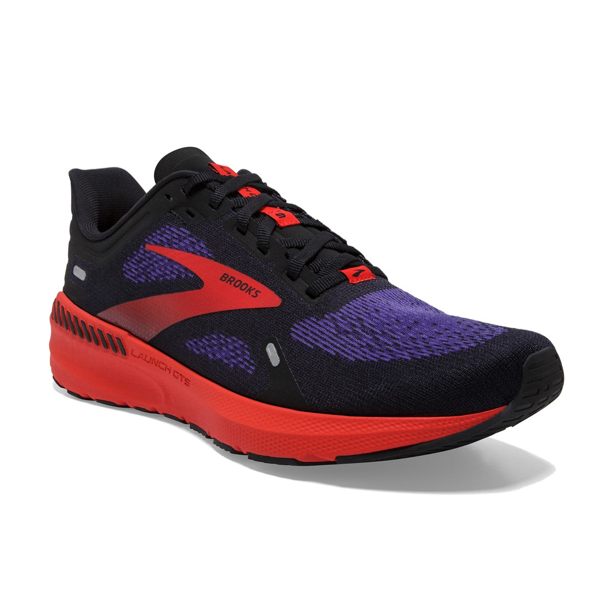 Brooks, Launch GTS 9, Men, Black/Deep Blue/Red